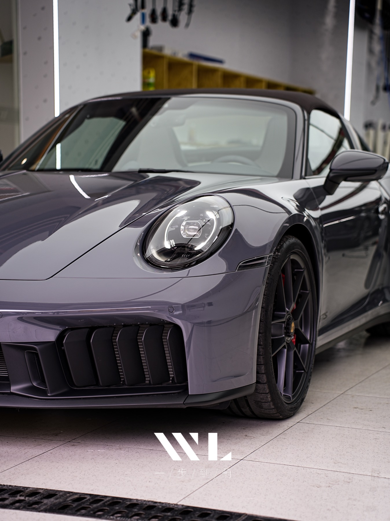 保时捷 911 Targa 隐形车衣实拍 2